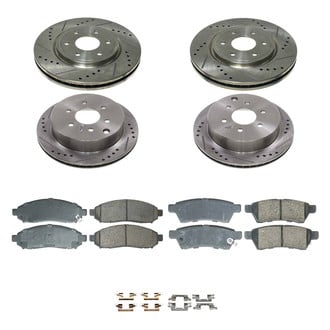 Callahan Brake Parts® - Drilled & Slotted Brake Kit