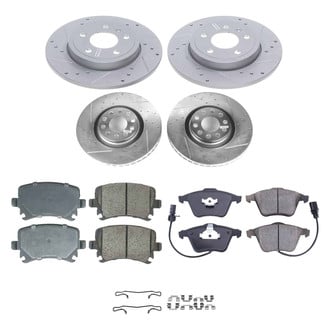 Callahan Brake Parts® - Drilled and Slotted Brake Kit