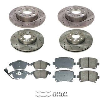 Callahan Brake Parts® - Drilled & Slotted Brake Kit