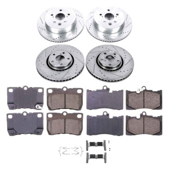 Callahan Brake Parts® - Drilled and Slotted Brake Kit