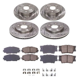Callahan Brake Parts® - Drilled & Slotted Brake Kit