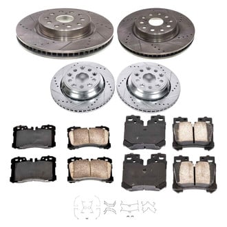 Callahan Brake Parts® - Drilled and Slotted Brake Kit