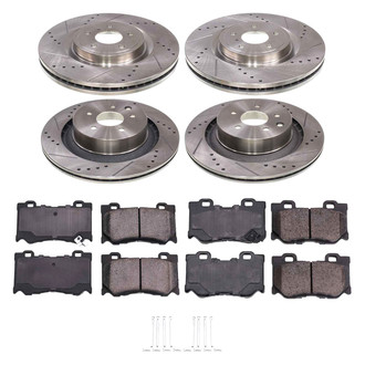 Callahan Brake Parts® - Drilled & Slotted Brake Kit