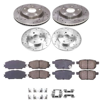 Callahan Brake Parts® - Drilled & Slotted Brake Kit