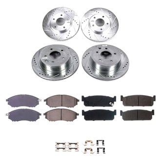 Callahan Brake Parts® - Drilled & Slotted Brake Kit