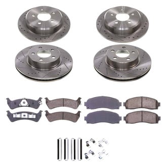 Callahan Brake Parts® - Drilled and Slotted Front and Rear Brake Kit