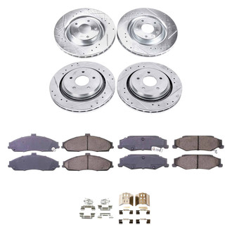 Callahan Brake Parts® - Drilled & Slotted Brake Kit