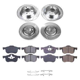 Callahan Brake Parts® - Drilled and Slotted Front and Rear Brake Kit