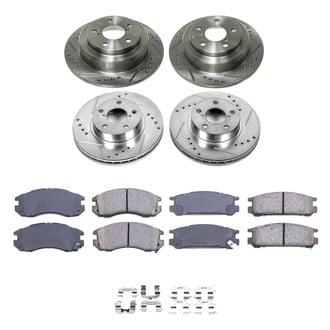 Callahan Brake Parts® - Drilled and Slotted Brake Kit