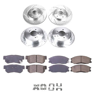 Callahan Brake Parts® - Drilled and Slotted Brake Kit