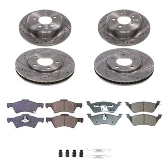 Callahan Brake Parts® - Drilled & Slotted Brake Kit