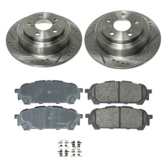 Callahan Brake Parts® - Drilled and Slotted Rear Brake Kit