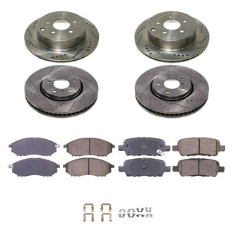 Callahan Brake Parts® - Drilled & Slotted Brake Kit