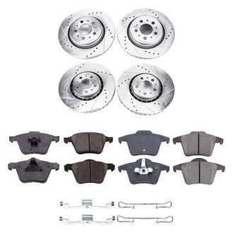 Callahan Brake Parts® - Drilled and Slotted Front and Rear Brake Kit