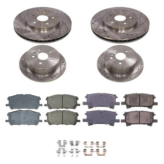 Callahan Brake Parts® - Drilled & Slotted Brake Kit
