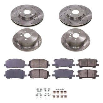 Callahan Brake Parts® - Drilled and Slotted Brake Kit