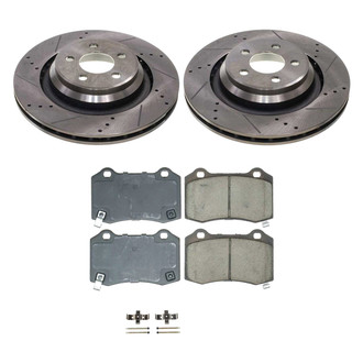 Callahan Brake Parts® - Drilled and Slotted Rear Brake Kit