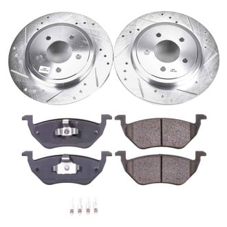 Callahan Brake Parts® - Drilled and Slotted Rear Brake Kit