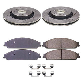 Callahan Brake Parts® - Drilled & Slotted Brake Kit