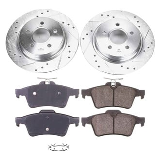 Callahan Brake Parts® - Drilled and Slotted Rear Brake Kit