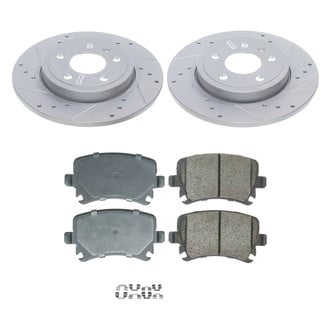 Callahan Brake Parts® - Drilled and Slotted Rear Brake Kit