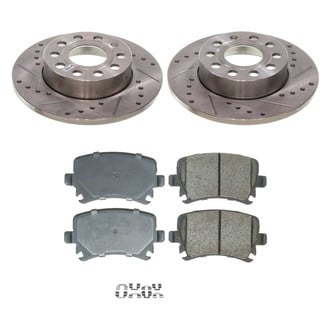 Callahan Brake Parts® - Drilled and Slotted Rear Brake Kit