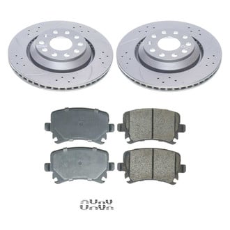 Callahan Brake Parts® - Drilled and Slotted Rear Brake Kit