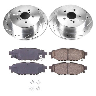 Callahan Brake Parts® - Drilled and Slotted Rear Brake Kit