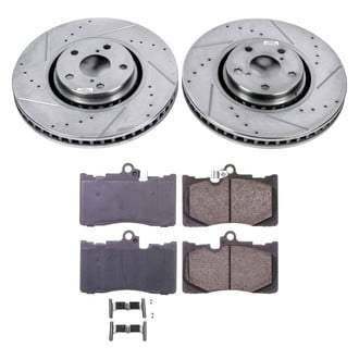 Callahan Brake Parts® - Drilled and Slotted Front Brake Kit