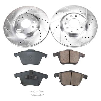 Callahan Brake Parts® - Drilled and Slotted Front Brake Kit