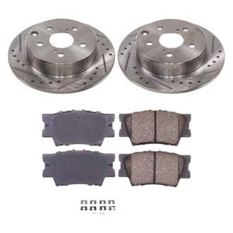 Callahan Brake Parts® - Drilled and Slotted Rear Brake Kit
