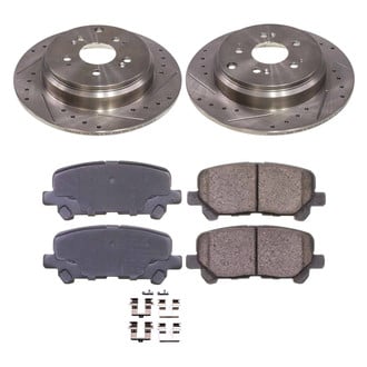 Callahan Brake Parts® - Drilled and Slotted Rear Brake Kit
