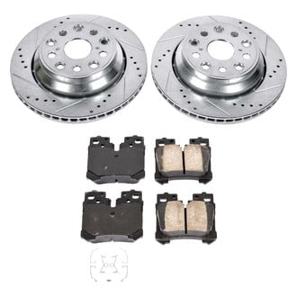 Callahan Brake Parts® - Drilled and Slotted Rear Brake Kit