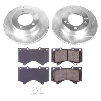 Callahan Brake Parts® - Drilled and Slotted Front Brake Kit