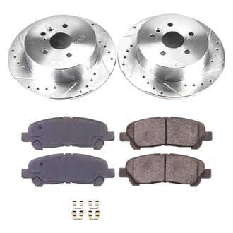 Callahan Brake Parts® - Drilled and Slotted Rear Brake Kit