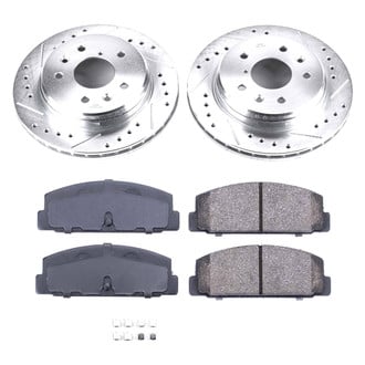 Callahan Brake Parts® - Drilled and Slotted Rear Brake Kit