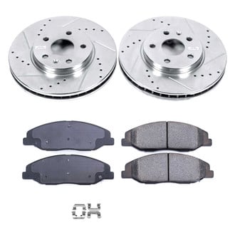Callahan Brake Parts® - Drilled and Slotted Front Brake Kit