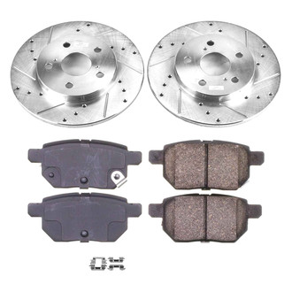 Callahan Brake Parts® - Drilled and Slotted Rear Brake Kit