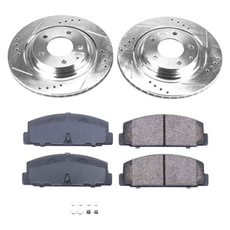 Callahan Brake Parts® - Drilled and Slotted Rear Brake Kit