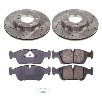Callahan Brake Parts® - Drilled and Slotted Front Brake Kit