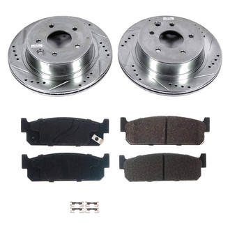 Callahan Brake Parts® - Drilled and Slotted Rear Brake Kit