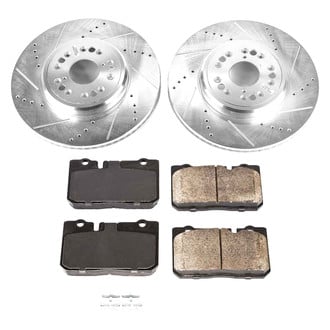 Callahan Brake Parts® - Drilled and Slotted Front Brake Kit