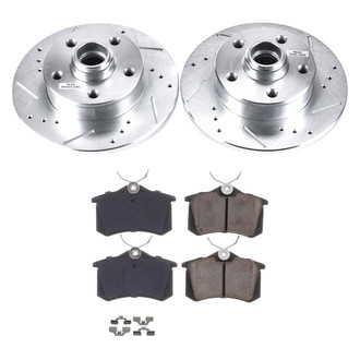 Callahan Brake Parts® - Drilled and Slotted Rear Brake Kit