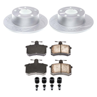 Callahan Brake Parts® - Drilled and Slotted Rear Brake Kit