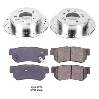 Callahan Brake Parts® - Drilled and Slotted Rear Brake Kit