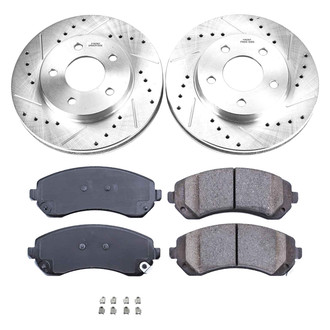 Callahan Brake Parts® - Drilled and Slotted Front Brake Kit