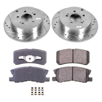 Callahan Brake Parts® - Drilled and Slotted Rear Brake Kit