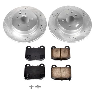 Callahan Brake Parts® - Drilled and Slotted Rear Brake Kit