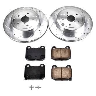 Callahan Brake Parts® - Drilled and Slotted Rear Brake Kit