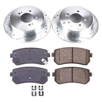 Callahan Brake Parts® - Drilled and Slotted Rear Brake Kit